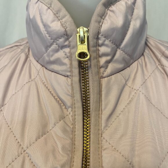Lightweight Light Pink/Mauve Diamond-Quilted Vest Old Navy Size XS Zip Up - Picture 2 of 8